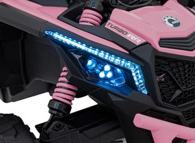 Ramiz Štvorkolka ATV CAN-AM Maverick ružová