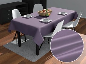 Biante Saténový obdĺžnikový obrus polyesterový Satén LUX-043 Fialová lila 140x220 cm