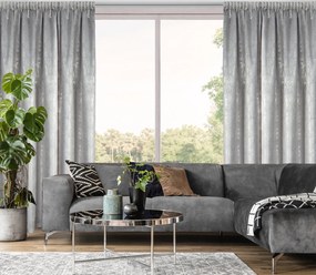 ZATEMŇOVACÍ ZÁVES NA PÁSKE INGRID 140X270 CM VZOROVANÁ