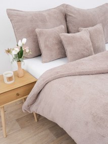 Beránkové prodloužené povlečení mikroplyš Exclusive – Teddy cappuccino