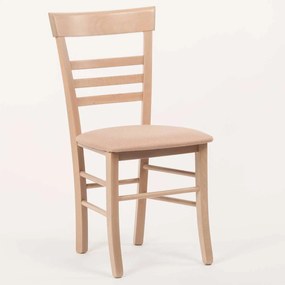 Stima Stolička SIENA s čalúneným sedákom Vyberte odtieň ->: Dub Sonoma, Vyberte látku ->: LUX Cappuccino 24