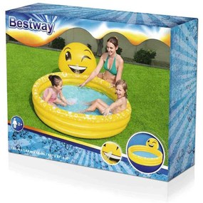 Nafukovací detský bazén s vodnou fontánou Bestway Smajlík