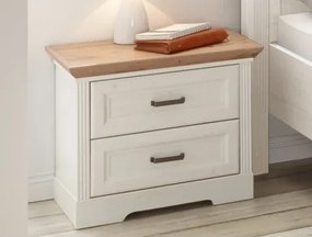 Nočný stolík Jasmin, borovica/dub artisan%