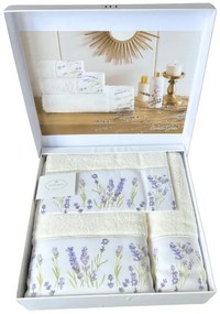 Soft Cotton Osuška a uterák LAVENDER GARDEN v darčekovom balení