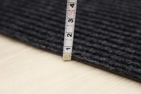 Betap, Behúň na mieru Polo antra (čistiaca zóna), šíre 200 cm, čierna, chodba / predsieň