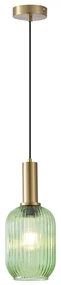 Eurolamp Luster na lanku 1xE27/15W/230V zelená pr. 13 cm EU0326