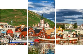 Obraz - Húsavík (90x60 cm)