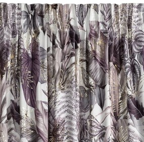 ZATEMŇOVACÍ ZÁVES NA PÁSKE DAVOS2 140X270 CM LISTY