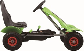 LEAN CARS Šlapacia motokára F618, zelená
