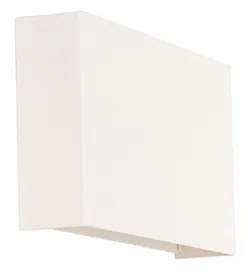 Moderná nástenná lampa biela - Otan