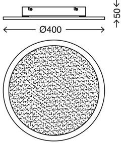 Telefunken 309104TF - LED Stropné svietidlo so senzorom LED/30W/230V