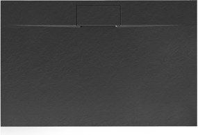 Rea Bazalt, sprchová vanička 90x120 cm, čierna, REA-K3904