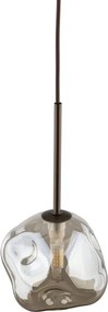Brilagi - Závesný luster VULCANO 1xG9/8W/230V bronzový/dymovo-béžový