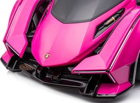LEAN CARS Elektrické autíčko Lamborghini GT HL528 LED svetlá MP3 ružové