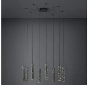 Eglo 39824 - LED Luster na lanku MENTALONA 8xGU10/4,5W/230V