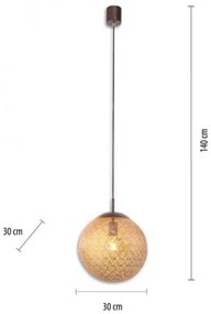 Paul Neuhaus 2420-48 - Luster na lanku GRETA 1xE27/60W/230V