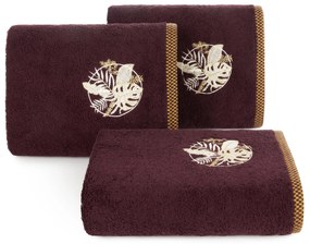 FROTÉ UTERÁK PALMS 50X90 CM BORDOVÁ