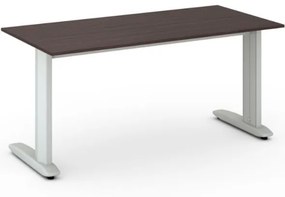 Kancelársky písací stôl PRIMO FLEXIBLE 1600 x 800 mm, wenge