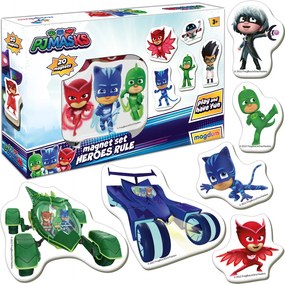 LEAN Toys PJ Masks sada magnetov ME 5031-32