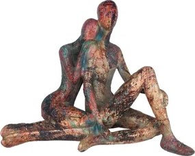 Dekoračná soška Zamilovaný pár, 20 cm%