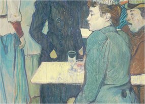 Obraz - Henri de Toulouse-Lautrec, A Corner of the Moulin de la Galette, reprodukcia (70x50 cm)