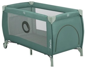 Lionelo - Cestovná postieľka STEFI PLUS Olivovo zelená