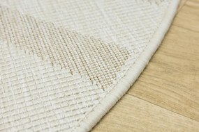 Detský obojstranný koberec BRUSSELS 206023/10820 béžový / krémový kruh