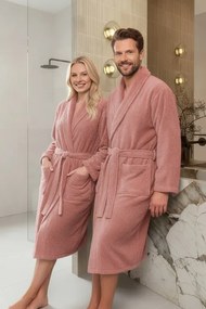 Froté župan PRESTIGE púdrový Veľkosť: S/M