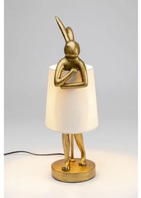 Rabbit stolná lampa 50 cm zlatá/biela