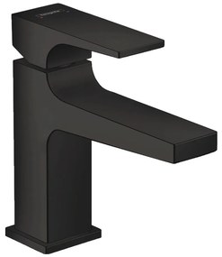 Hansgrohe Metropol, umývadlová batéria 100 s výpustom Push-Open, čierna matná, HAN-32500670