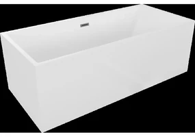 Mexen Vigo voľne stojaca vaňa 178,5 x 80 cm, biela, odtok gun metal - 51251788000-95