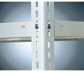 META Policový regál FIX, 330 kg, 2500 x 1000 x 600 mm, prídavný regál