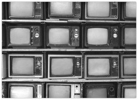 Obraz - Retro televízie (70x50 cm)