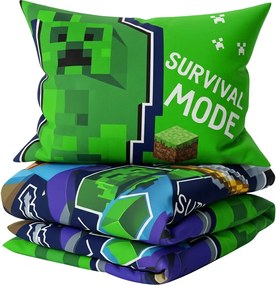 Detské obliečky MINECRAFT MOOD farebné Rozmer obliečky: 70 x 80 cm | 140 x 200 cm