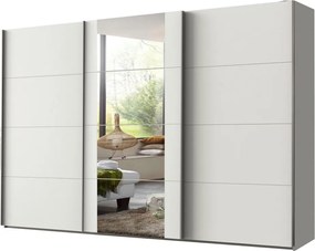 Šatníková skriňa Bern, extra šírka 360 cm/extra výška 236 cm, biela