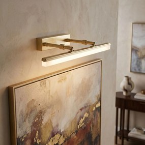 Toolight Toolight, LED nástenné svietidlo, 40cm, 6W, 4000K, 1000lm, APP1875-1W, Brúsené zlato, OSW-66030