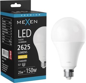 Mexen Nova, LED žiarovka E27, A70, 20W, teplá - 3000K, 2100 lm - L100-E27-2030-01