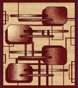 TA Koberec A403A ČERVENÝ ATLAS PP BLX Rozmer: 200x300 cm