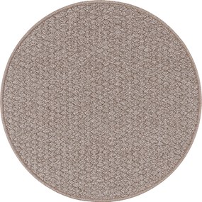 AladinWorld Expres, Kusový koberec Atlas 31 hnedý kruh, 400x400 (priemer) kruh, hnedá, chodba / predsieň