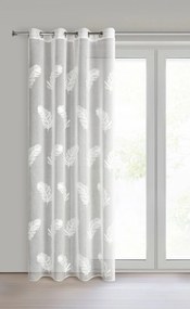 ZÁCLONA NA KRÚŽKOCH LIRENA 140X250 CM VZOROVANÁ