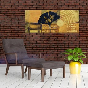 Obraz - List ginkgo (120x50 cm)