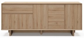 Komoda v dekore duba v prírodnej farbe 180x76x45 cm Carpi – Marckeric