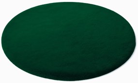 Zelený okrúhly koberec Rabbit Rozmer: 90