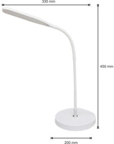 LED Stmievateľná lampa 3v1 LED/10W/230V 3000/4000/6000K CRI 90 biela