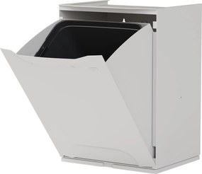 Súprava 4 plastových košov na triedený odpad, 20 L, 340 x 290 x 470 mm