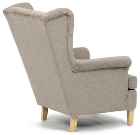 Autronic BONTEC Kreslo ušiak, béžová látka, AK-388 BGE2 Farba: Čierna