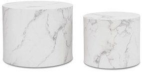 PROXIMA.store - Moderná zostava stolíkov LEILA FARBA: biela