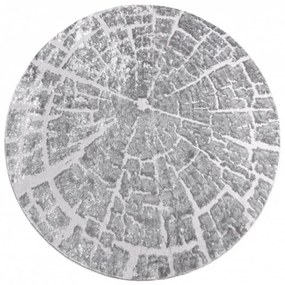 Kusový koberec Selma šedý kruh 160cm