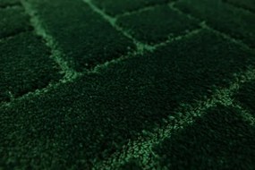 Kúpeľňový koberček Lotus fľaškovo zelený, tehla