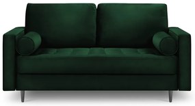 Zelená zamatová pohovka Milo Casa Santo, 174 cm